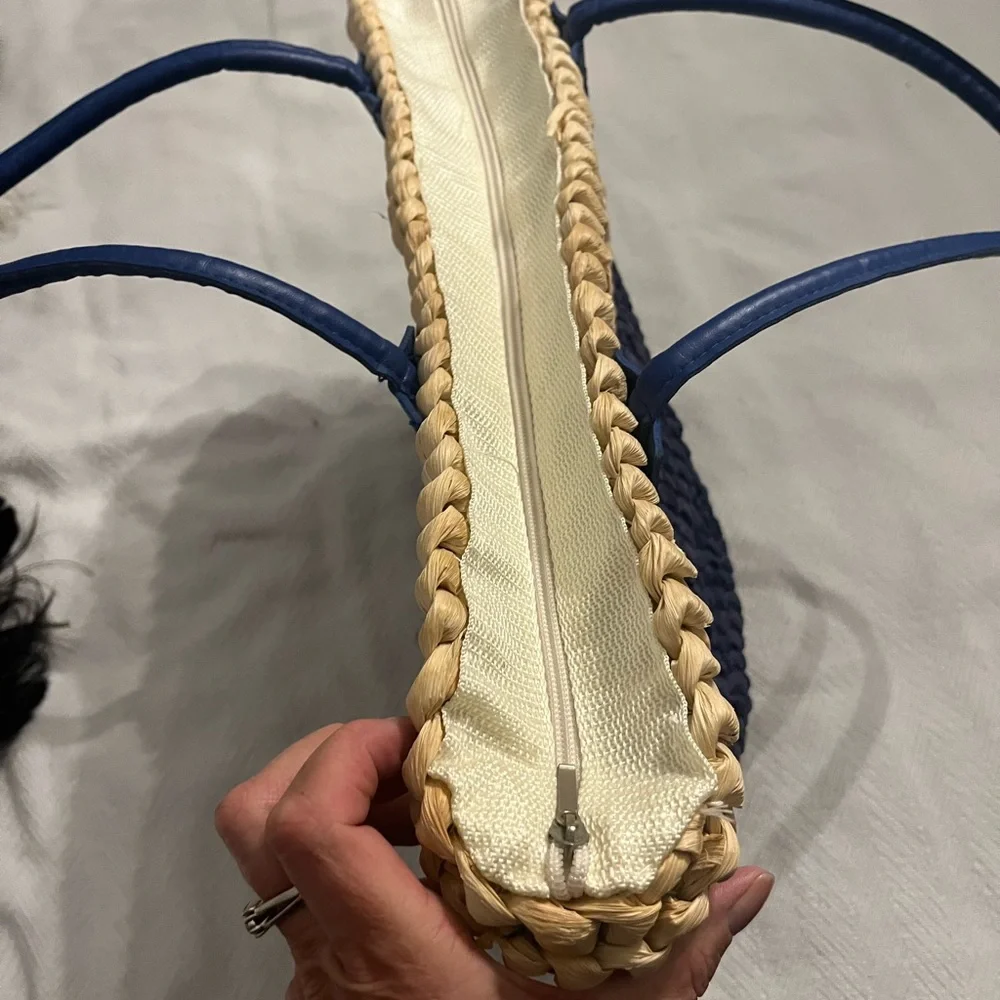 Straw beach bag - Picture 3 of 4